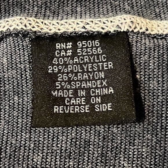 Straight Down Golf Quarter-Zip Pullover Long Sleeve Thumb Holes Size M - Picture 7 of 11